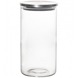 Pote 550ml Hermético De Vidro Com Tampa Em Metal